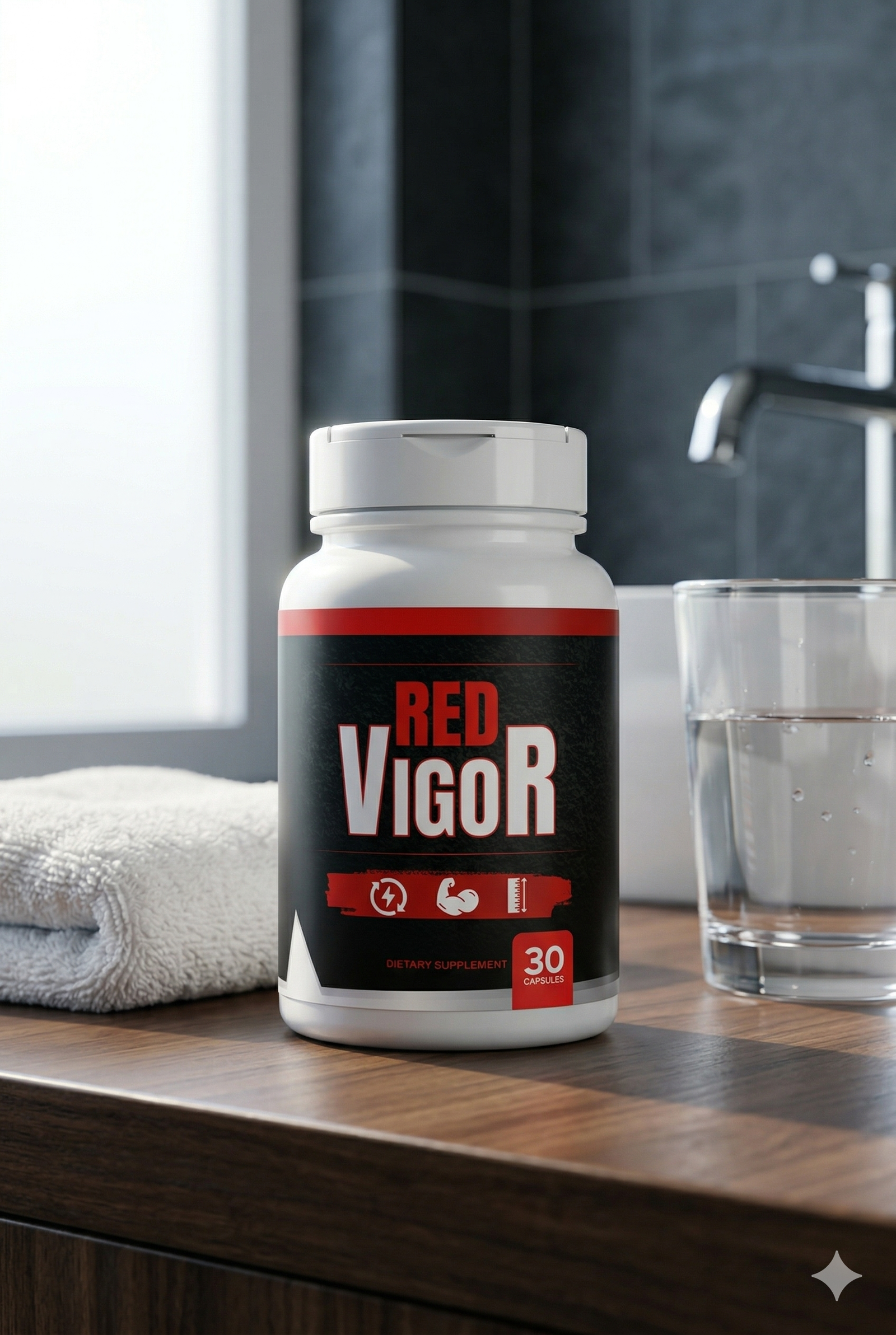 Red Vigor supplement bottle